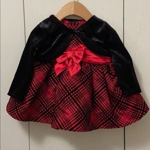 George Gorgeous Holiday Dress with Shrug